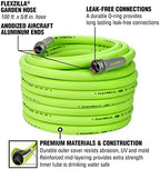 Gorilla 225’ Aluminum Zero-Rust Mobile Hose Reel & Flexzilla Garden Hose 5/8 in. x 100 ft, Heavy Duty, Lightweight, Drinking Water Safe, ZillaGreen - HFZG5100YW-E - Image 6