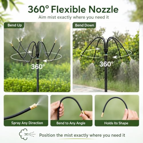 Custom Length Leak-Resistant Garden Irrigation Watering System - Efficient, Durable, Adjustable Drip Irrigation for Optimal Plant Growth and Water Conservation - Image 5