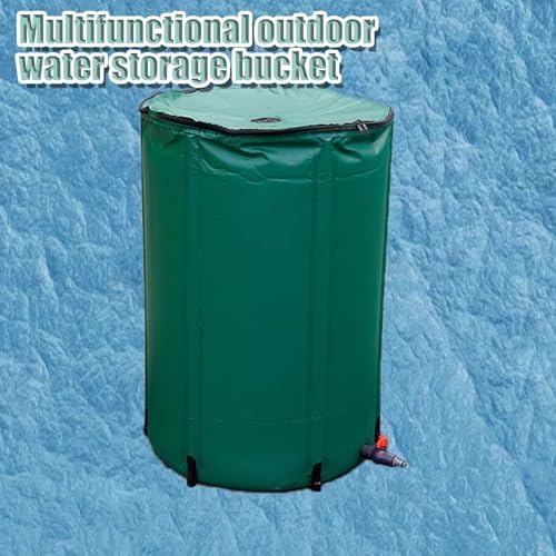 Collapsible Rain Barrel，Foldable Rainwater Collection Barrel，Outdoor Rainwater Collection Barrel,Portable PVC Fluid Storage ，Rain Barrels，for Garden Outside Lawn(380L) - Image 3