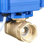U.S. Solid Motorized Ball Valve- 3/4" Brass Ball Valve with Manual Function, Standard Port, 9-24V AC/DC and 2 Wire Auto Return Setup - Image 5