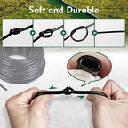 Bonviee 400FT 1/4” Drip Irrigation Tubing, 0.17” ID x 0.25” OD, Black - Image 6