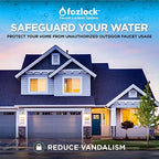 Fozlock Outdoor Faucet Lock System - Insulated Hose Bib Lock with Cover, Stainless Steel - Prevent Theft, Easy Install (2 Pack) - Image 3