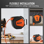 VEVOR Retractable Air Hose Reel 3/8IN x 50FT Hybrid Air Hose Max 300PSI - Image 5