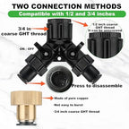 98 Ft Drip Irrigation System,360°Bendable Drip Irrigation Kit,25 Nozzles and 27 Quick Connectors,Automatic Garden Irrigation System,Adjustable Atomizing System for Plants, Greenhouse,Yard,Lawn - Image 6