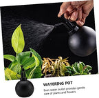 Black Stainless Steel Watering Can 500ml for Flowers and Plants Xmas - Image 4