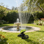 2026 Upgraded 16-Nozzle Oscillating Sprinkler, Lawn Sprinkler with Dual-Zone Water Timer, Adjustable Turbo Irrigation for Yard Garden with 5m Hose & Extra Nozzles, Outdoor Plants Automatic (Green) - Image 5