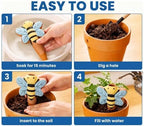 Bee Self Watering Spikes 4 Pack Terracotta Plant Stakes - Image 5