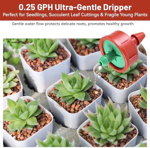 300pcs 0.25 GPH Pressure Compensating Drippers for Drip Irrigation - Image 7