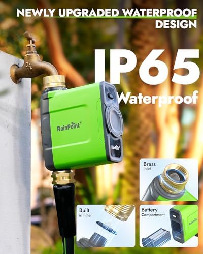 RAINPOINT WiFi Water Timer for Garden Hose, 2027 New Version WiFi Sprinkler Controller, Smart Hose Timer Valve, Automatic Drip Irrigation System/Rain Delay for Garden - Image 7