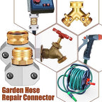 Therwen 16 Sets Garden Hose Repair Connectors Male Female End Kit - Image 7
