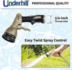 Underhill Pattern Master Gold Series Garden Water Hose Nozzle Sprayer Head, 3/4-Inch Thread Inlet, Jet Attachment 8 Spray Patterns, NG200-8S - Image 5