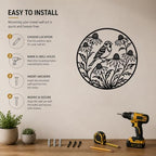 Bird Perched Metal Wall Art with Single Bird and Vivid Colors Home Decor - Image 5