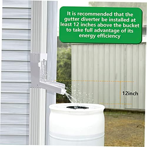 Rainwater Diverter for Garden Foldable Rain Barrel Diverter Easy to Install Downspout Tool for Efficient Rainwater Harvesting Compact Design for Space Saving Storage - Image 3
