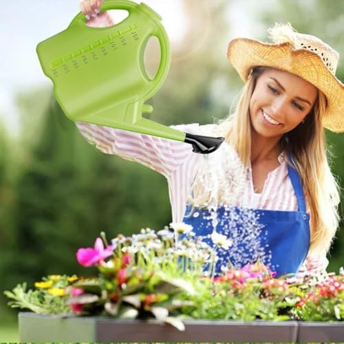 2 Gallon Watering Can for Plants, 9L Large Plastic Garden Watering Can with Removable Spout, Sprinkling Can for Outdoor Lawn Patio (Light Green) - Image 3