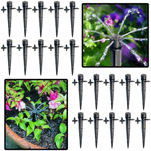 20 Antelco Drip Irrigation Spike Flow Control Dripper Micro Irrigation Systems - Image 3