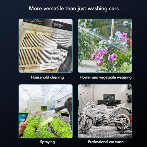 Electric Car Wash Foam Sprayer, 1.5L Rechargeable Foamer, 600mAh Battery, Auto Foam Dispenser for Cars, SUV, Motor - Image 2