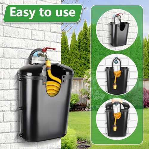 garden hose reel.Courtyard Hose boxes, garden hoses Box。Black - Image 5