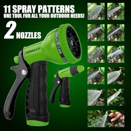 Retractable Garden Hose Reel, Smooth Slow Auto Rewind & Any-Length Lock, Premium Wall Mounted with 180° Swivel Bracket, 1/2 in High-Pressure Hose with 66 FT, Two Sprays - Image 2