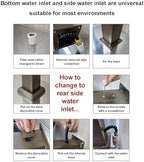 Outdoor Retro Post Faucet, Freestanding Garden Hose Holder Brass Double Outlet Garden Tap, Floor Mounted Water Tap Anti-Freezing Faucet Post for Garde,N - Image 5