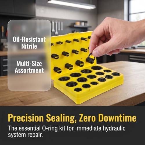 362pcs Hydraulic O Ring Kit Nitrile Rubber Oil Resistant Seals - Image 3