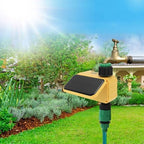 Solar Single Way Valve Sprinkler Timer with Rain Sensor, Automatic Irrigation Watering Controller with Type C Backup Charging, for Garden Courtyard Drip and Sprinkler Systems - Image 5