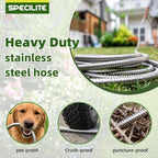 SPECILITE 50ft 304 Stainless Steel Garden Hose with Swivel Handle Nozzle - Image 6