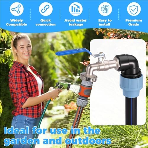 3/4Inch Outlet Tap IBC Adapter Multipurpose Hose Connection Replacement Tank Accessories for 1000L Container Rain Barrel - Image 3
