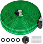 Sprinkler Hose with Holes, 30FT (15FT x 2) Heavy Duty Flat Soaker Hoses by MYFAMIREA