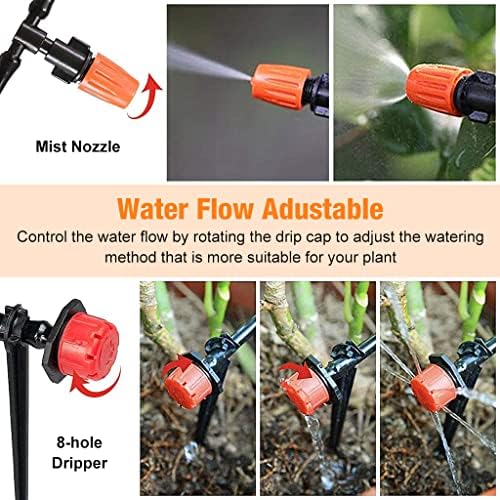 30m Adjustable Automatic Drip Micro DIY Irrigation Kit Plant Water Saving System,Heavy Duty Tube Watering Kit for Patio,Lawn,Garden,Greenhouse,Flower Bed - Image 6
