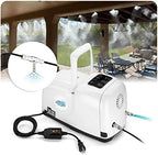 Patio Misters Pro - Ultra Fine Water Mister - Cooling Mist System for Midsize to Large Patio - High Pressure Misting Pump - Kit with Quiet Pump (1000 PSI) - DIY Installation - Image 2