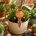 Terracotta Plant Watering Stakes, Automatic Self Watering Device for Potted Plants, Ceramic Plant Irrigation Spikes, Slow Release Watering System for Indoor Outdoor Garden - Image 2