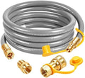 10 FT 1/2" ID Natural Gas Grill Hose with Quick Connect Fitting by Unknown