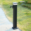 Freestanding Square Garden Water Column - 23.6in Outdoor Vertical Water Feature for Irrigation & Washing, Perfect for Gardens, Patios & Yards by Unknown