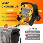 50ft 304 Stainless Steel Garden Hose Metal, Heavy Duty Water Pipe with Nozzles for Yard, Outdoor - Flexible, Never Kink & Tangle, Puncture Resistant (Silver) - Image 6