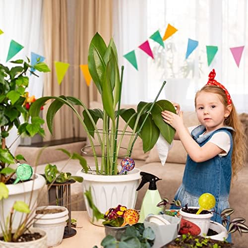 16 Pcs Plant Watering Devices 150ml Small Self Watering Globes for Indoor and Outdoor Planter Insert Multicolored Automatic Glass Watering Globes for Plants Everyday Use, 5 Day Irrigation - Image 6