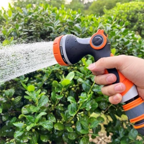 10 Function Garden Hose Nozzle, ABS TPR Thumb Control Spray Gun - Image 3