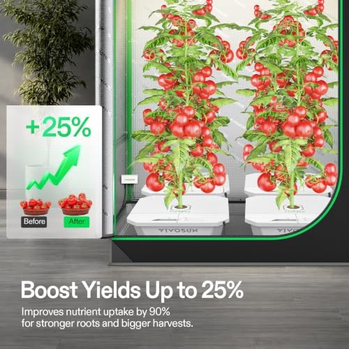 VIVOSUN FlexFeed DWC Hydroponic System Kit, Deep Water Culture Grow Kit - Image 4
