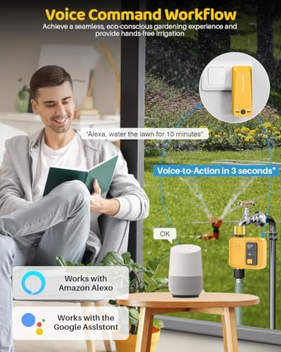 WiFi Water Timer 1 Zone for Garden Hose, Brass I/O - Image 6