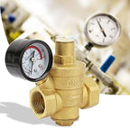 Water Pressure Regulator Brass, Adjustable Brass Water Pressure Regulator, DN20 Water Pressure Regulator for Horizontal Pipes - Image 3
