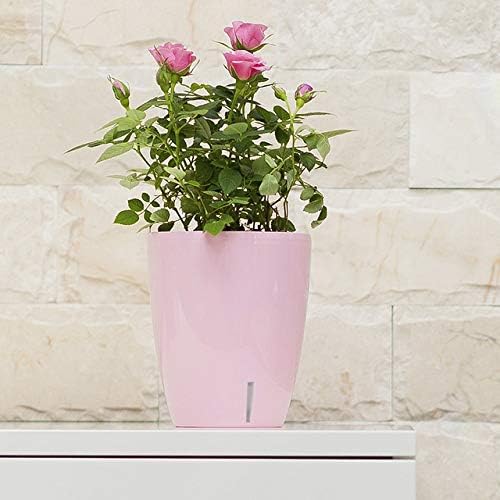 Santino 4.9 Inch ORCHIDEA Self Watering Pots for Orchids in Blue (Set of 3) - Decorative Wicking Planter with w/Great Aerification, Drainage and Water Level Indicator - Image 6
