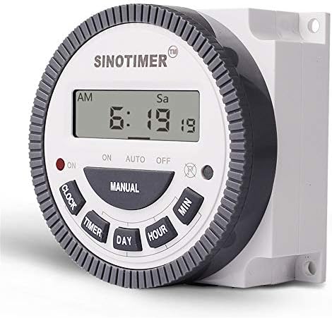 TM619 Timer Switch Digital LCD Power Timer Switch Weekly Programmable Thinner Model 16A 1NO+1NC (TM619-3 24V) - Image 2