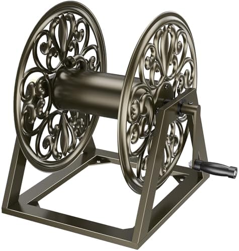 GOFORWILD Wall/Floor Mount Hose Reel, Holds 200-Feet of 5/8-Inch Hose by GOFORWILD