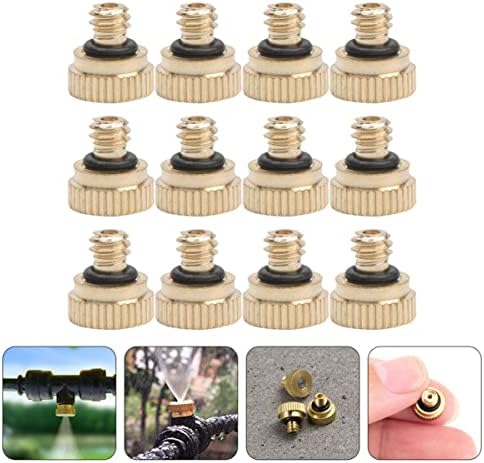 BESPORTBLE 48pcs Fan Misters for Cooling Outdoor Mist Nozzles Brass Material Hose Nozzle Sprayer - Image 5
