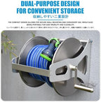 Generic Stainless Steel Garden Hose Holder Kit，Freestanding/Wall Mount Metal Hose Reel，Easy to Install, Suitable for Watering Plants and Washing Cars.(40m) - Image 6