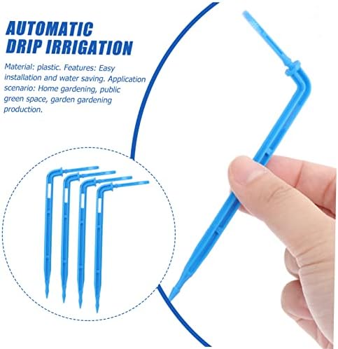 200 Pcs Plant Watering Spikes Automatic Drip Irrigation Garden Irrigation Stakes Automatic Drip Stake Multi-Head Drip Stake Automatic Drip Irrigation System Dripper Tool(Bluex3pcs,10X4cmx3pcs) - Image 7