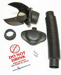 Rain Barrel Downspout Diverter Kit for 3" and 4" Round Downspout, Without Hole Saw by Aquabarrel