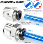 TAILONZ PNEUMATIC Male Straight 3/8 Inch Tube OD x 1/2 Inch NPT Thread Push to Connect Fittings PC-3/8-N4 (Pack of 20) - Image 6