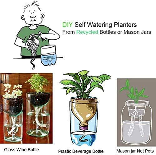 20m Self Watering Capillary Wick Cord Vacation Plant Sitter, for DIY Self-Watering Planter Pot Automatic Water Wicking Hydroponic - Image 4