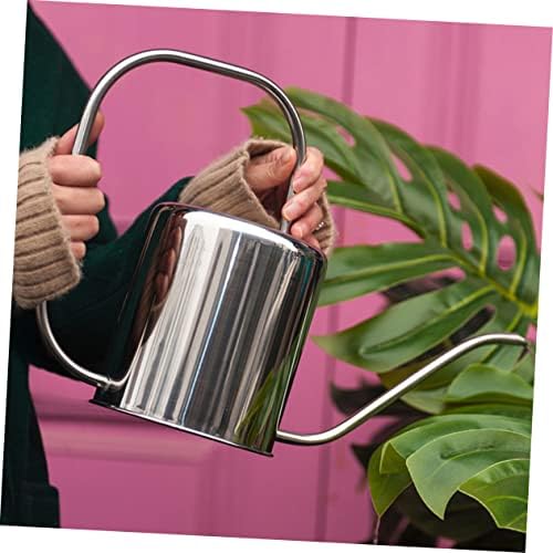 Sosoport 2 Pcs Outdoor/Indoor Watering Can Stainless Steel Auto Watering Long Spout Gardening Tool for Succulents - Image 4