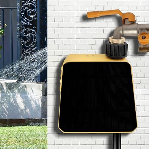 Wifi Smart Solar Irrigation Timer, Sprinkler Timer with Remote Control, Compatible with Smart Life and Tuya, Dual Power, Rain Sensor, Efficient Micro Sprayer and Drip System - Image 2